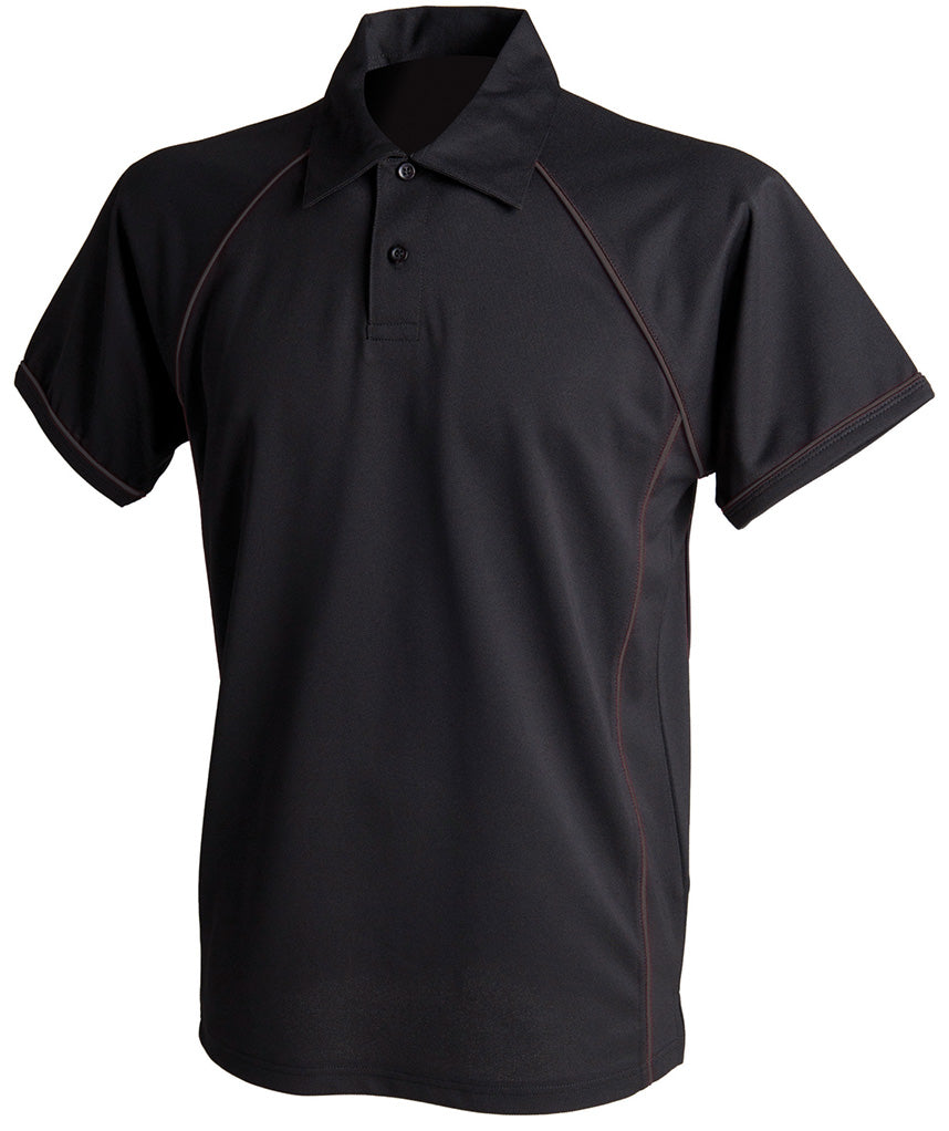 LV370 Performance Piped Polo Shirt