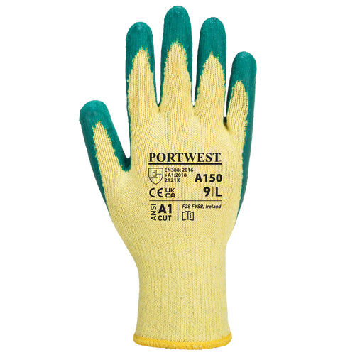 PW072 Classic grip glove - latex (A150)