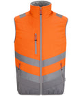 RG549 Regatta High Visibility Two Tone Thermal Baffle Bodywarmer