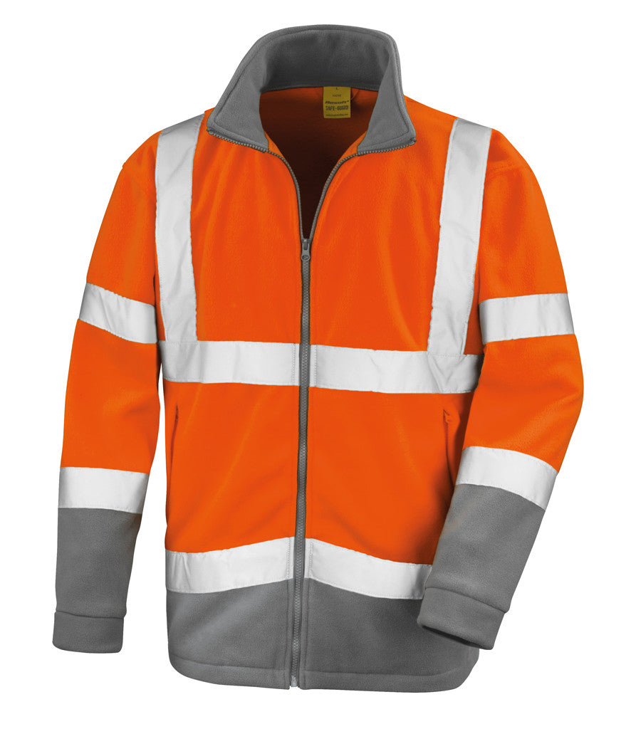 RS329 Result Safe-Guard Hi-Vis Micro Fleece Jacket
