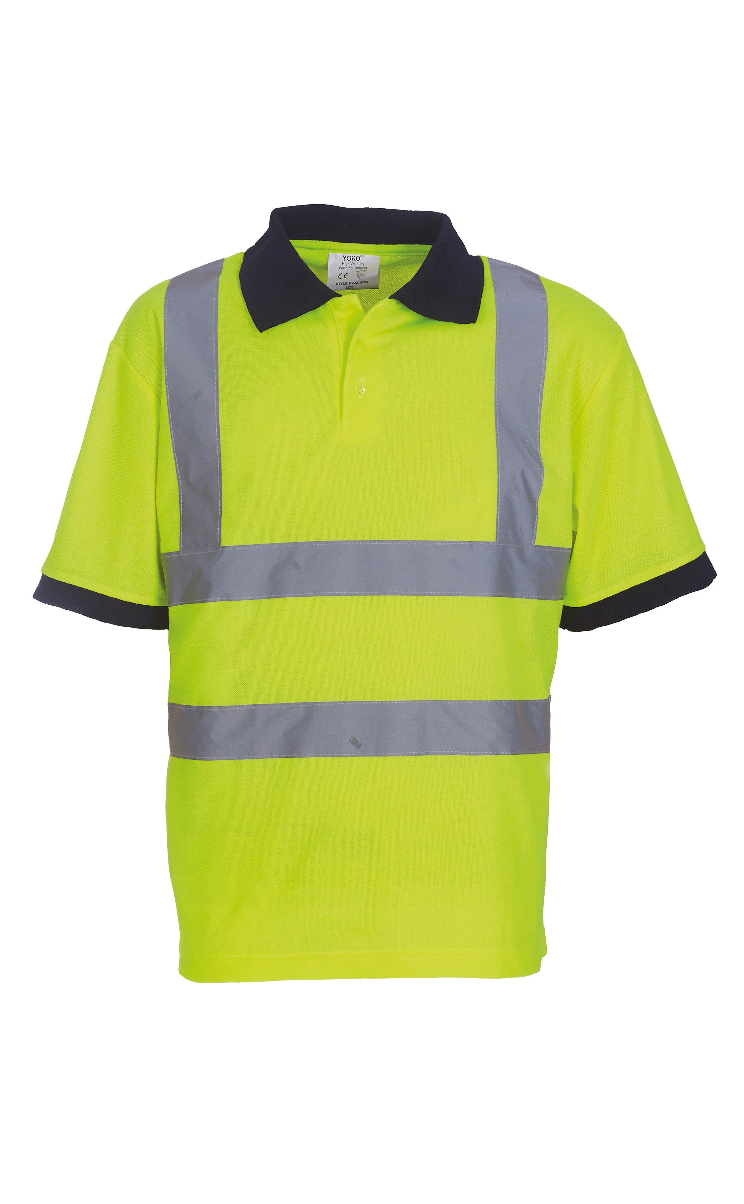 YK020 Hi-vis short sleeve polo (HVJ210)