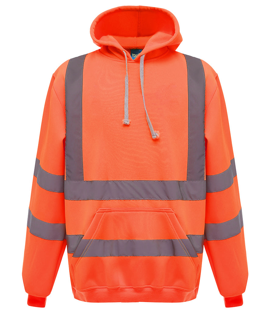 YK031  Yoko Hi-Vis Pull Over Hoodie