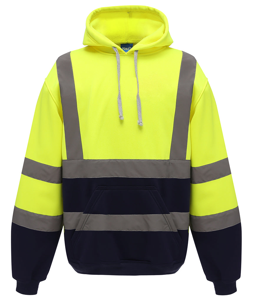 YK031  Yoko Hi-Vis Pull Over Hoodie