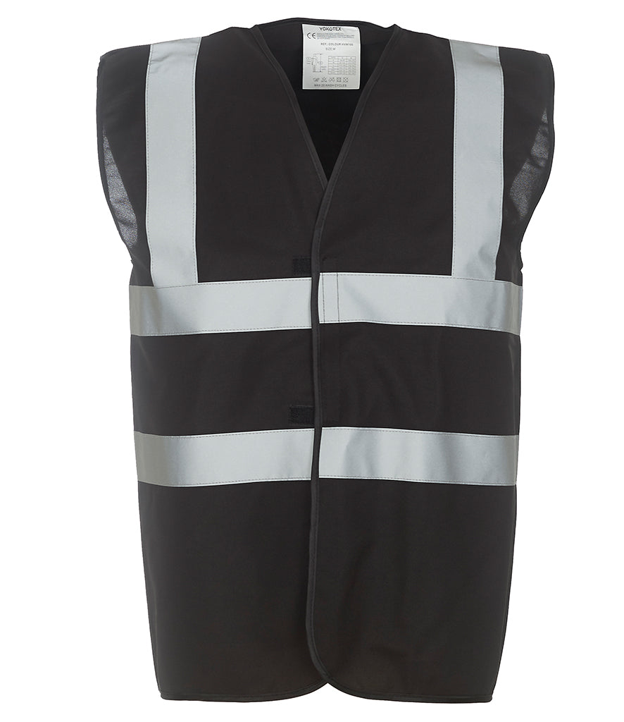 YK102 Yoko Hi-Vis Two Band and Braces Waistcoat