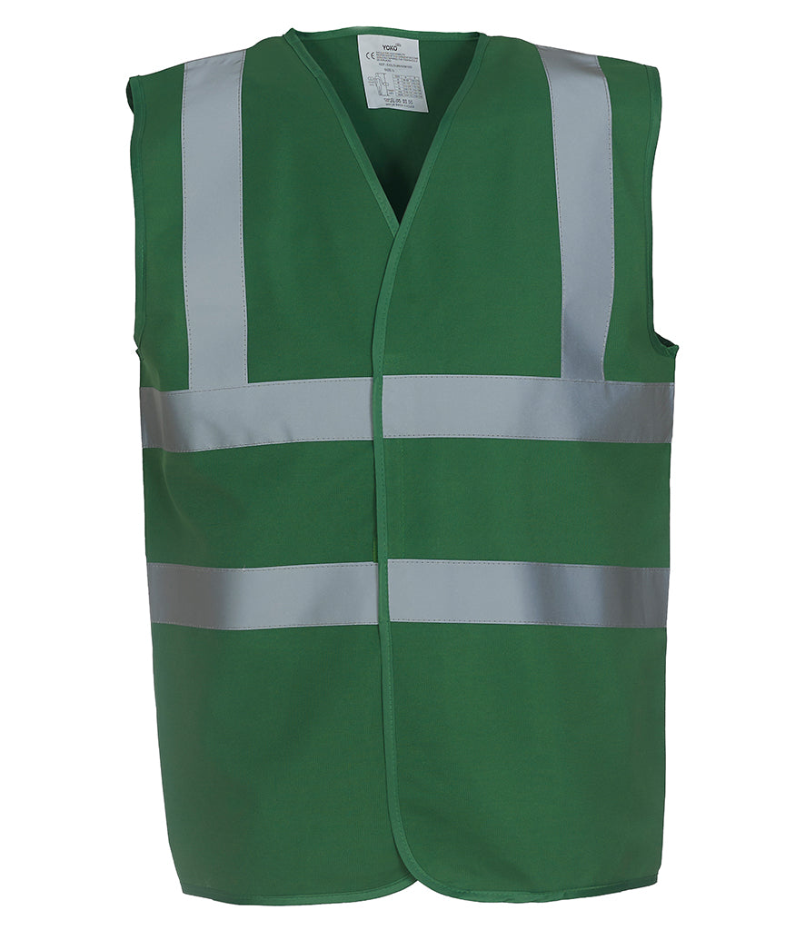 YK102 Yoko Hi-Vis Two Band and Braces Waistcoat