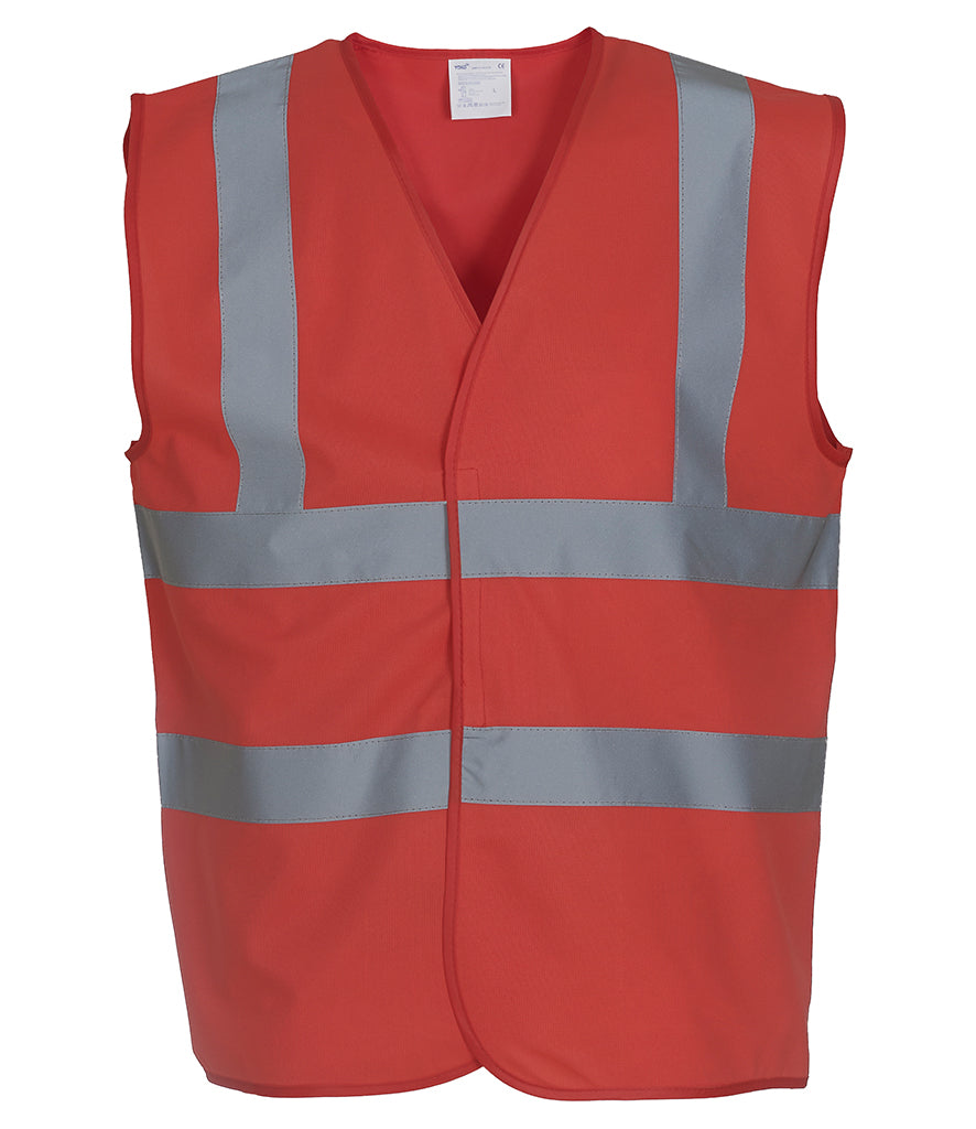 YK102 Yoko Hi-Vis Two Band and Braces Waistcoat