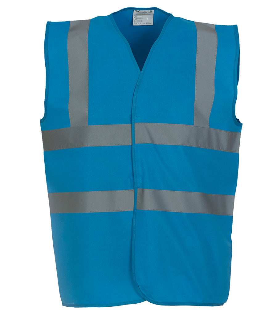 YK102 Yoko Hi-Vis Two Band and Braces Waistcoat