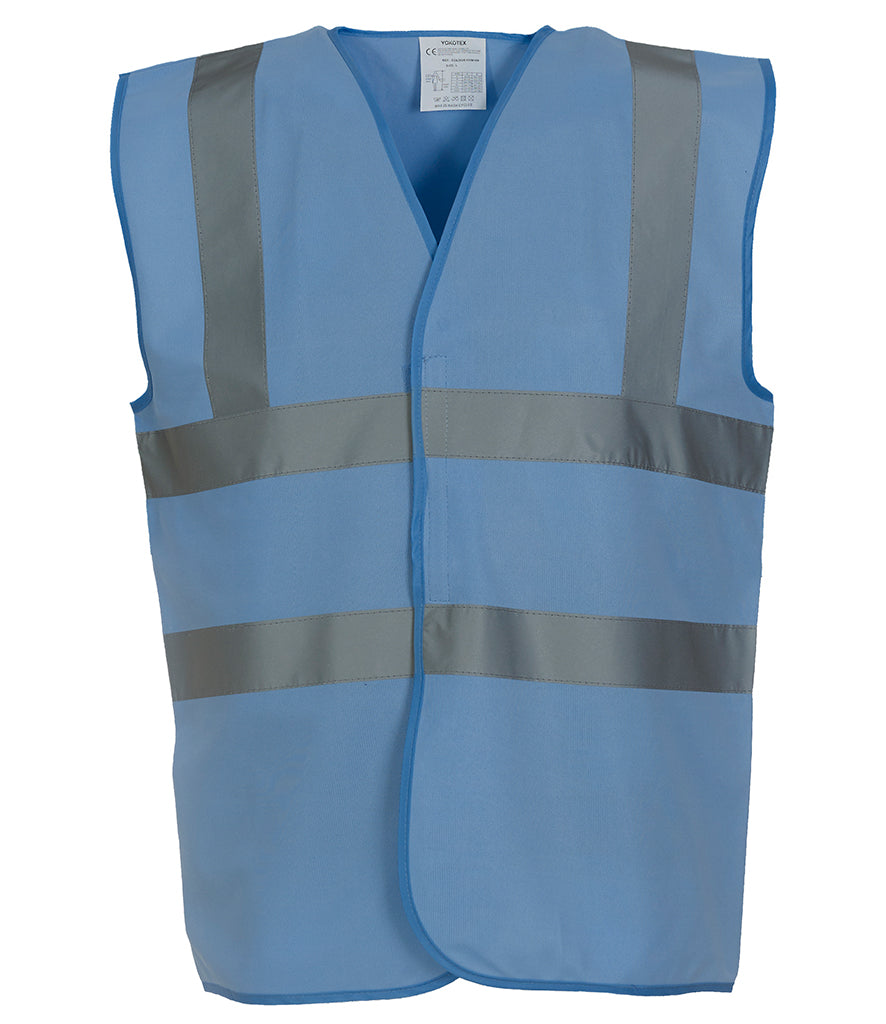 YK102 Yoko Hi-Vis Two Band and Braces Waistcoat