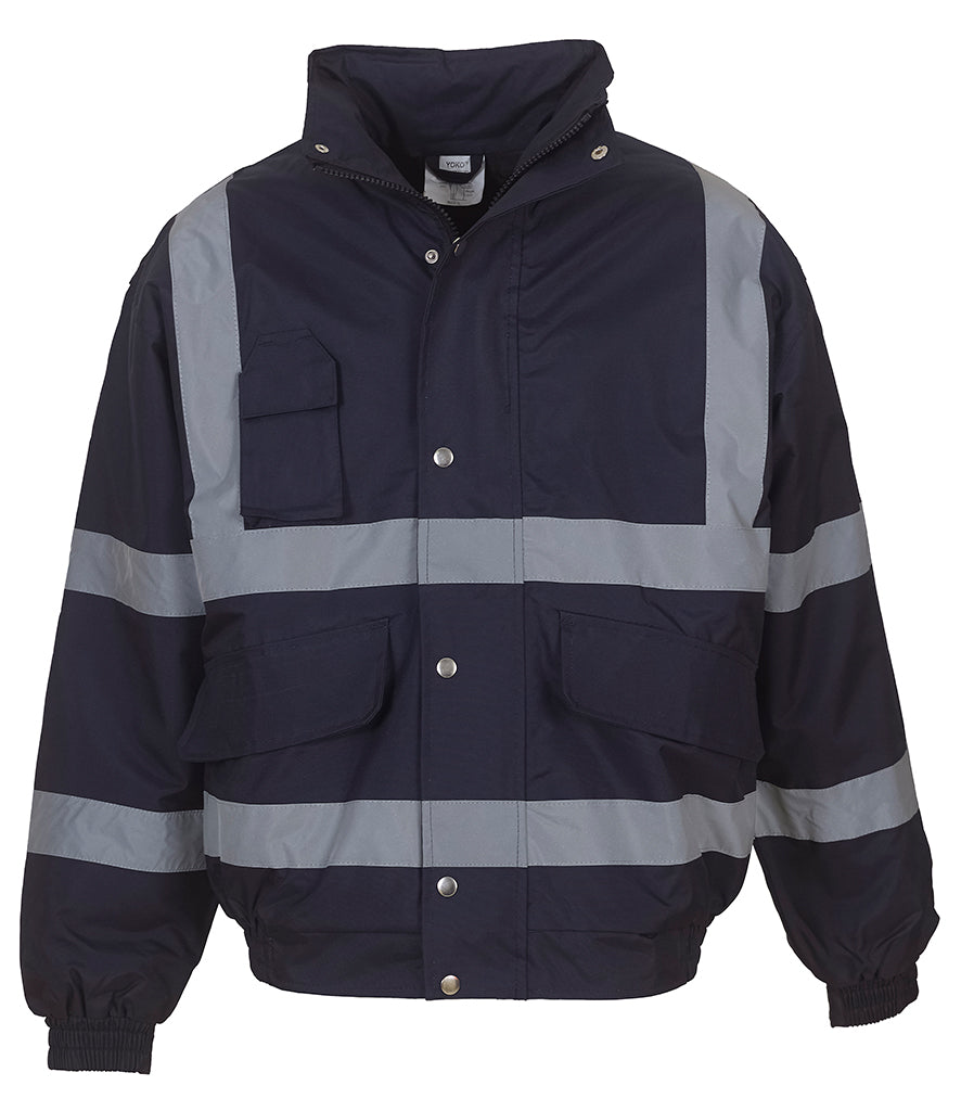 YK200 Yoko Hi-Vis Classic Bomber Jacket