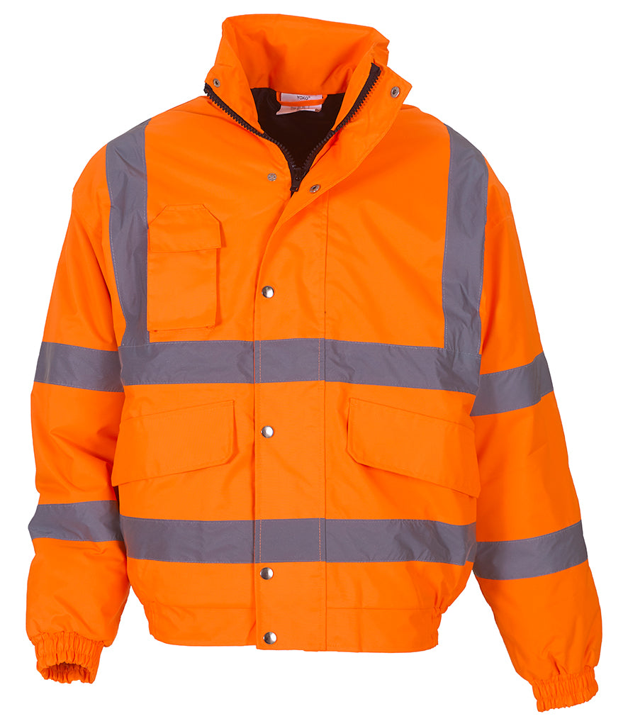 YK200 Yoko Hi-Vis Classic Bomber Jacket