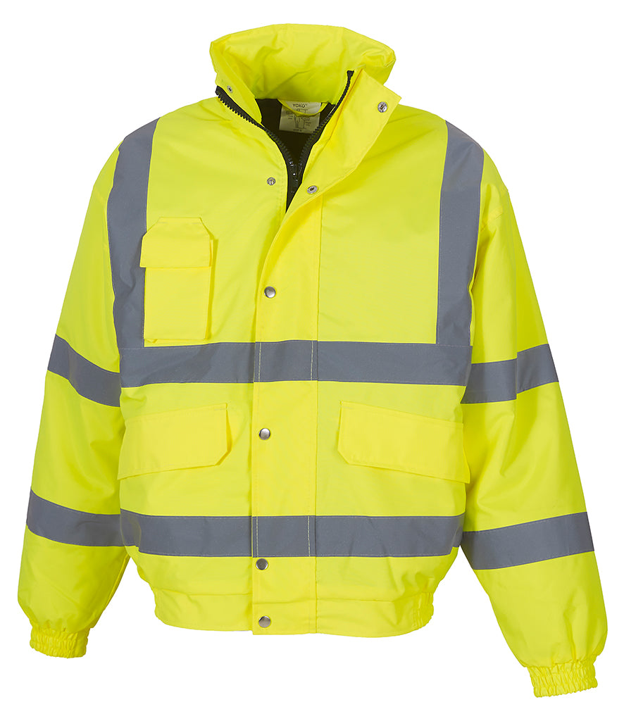YK200 Yoko Hi-Vis Classic Bomber Jacket